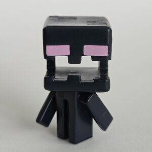 Minecraft Mini Figure Obsidian Screaming Enderman Action Figurine Mattel Mojang